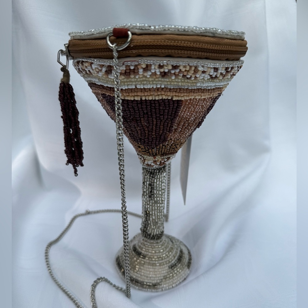 Beaded Espresso Martini Purse